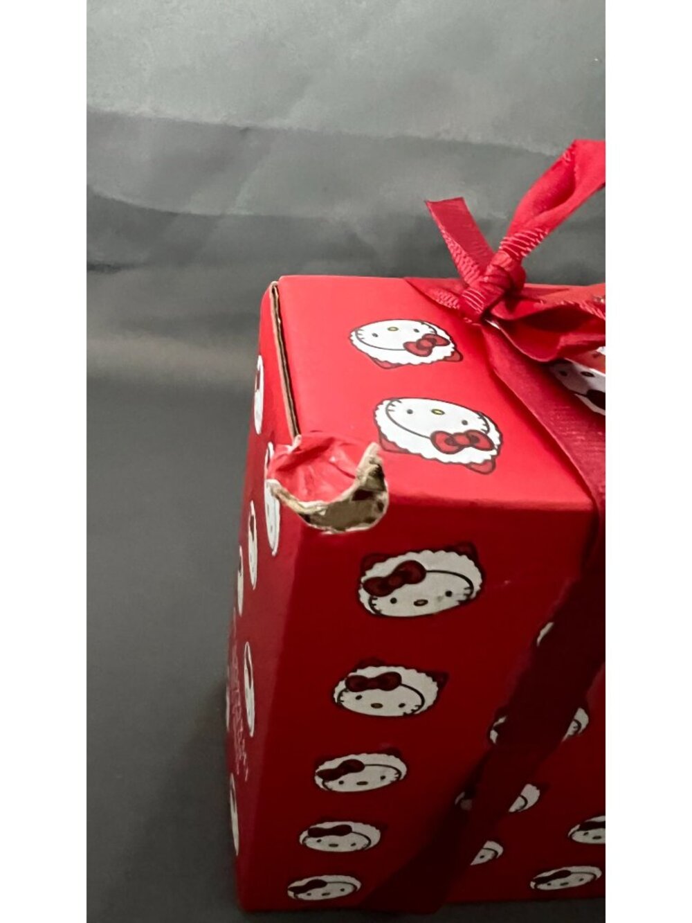 Hello Kitty Holiday Salt & Pepper Shaker Set By Blue Sky In Gift Box - Picture 4 of 5
